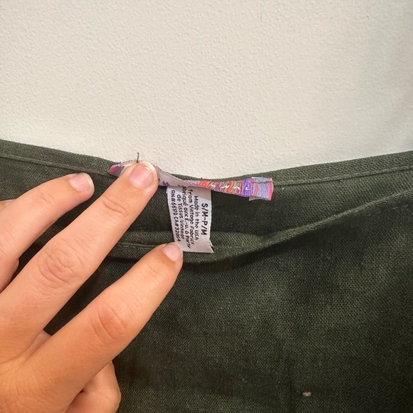 Green tie dress - Picture 3 of 4